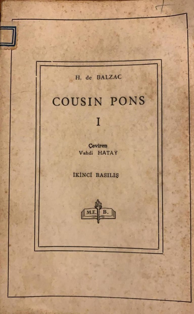Cousin Pons, Honoré de Balzac